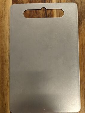 Metal Cutting/Serving Board - Silver